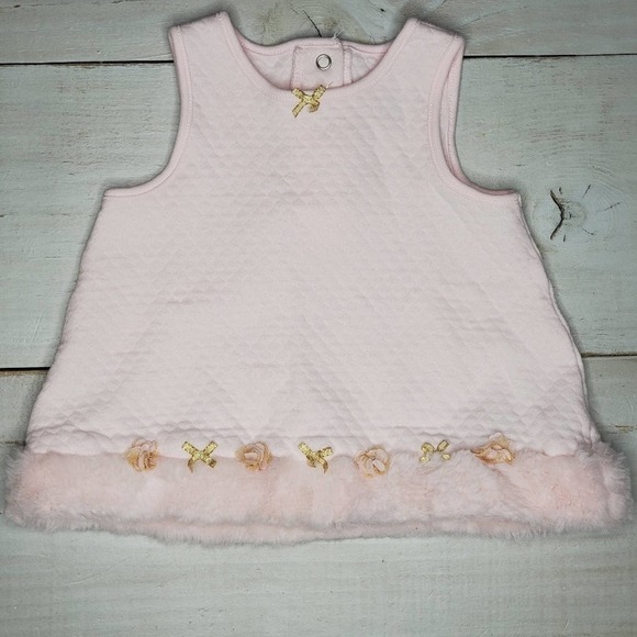 Little Me Bodysuit and Dress Set Pink 3 Month - Picture 5 of 8